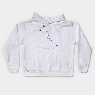 TAURUS STAR CONSTELLATION ZODIAC SIGN Kids Hoodie